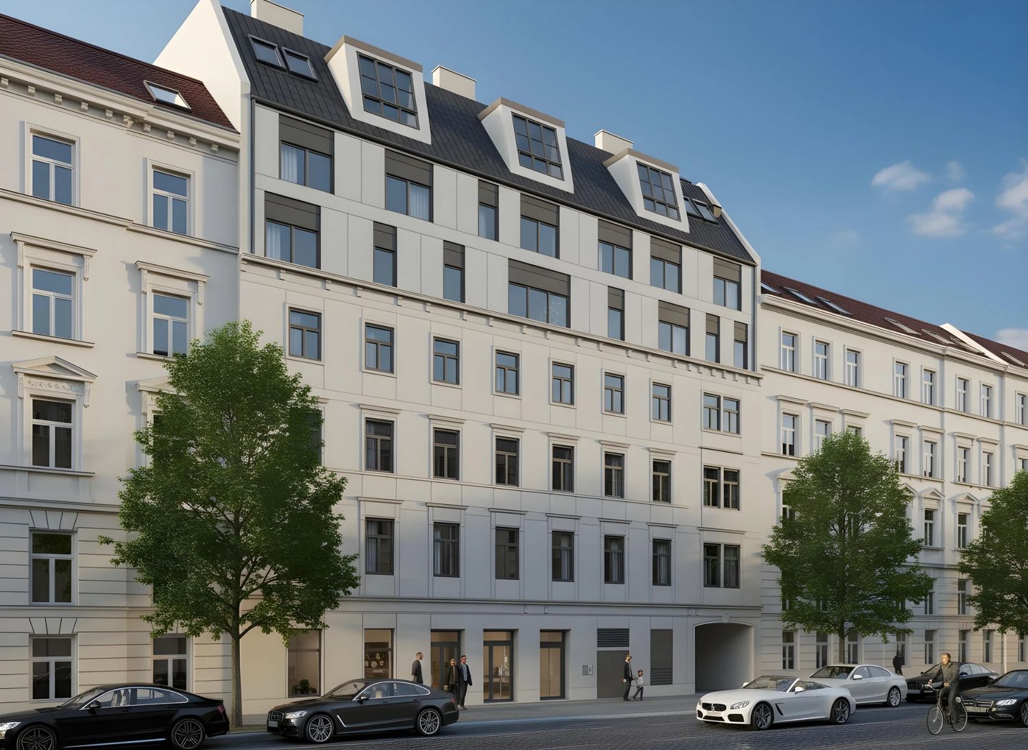 Straßenansicht bei Tag
